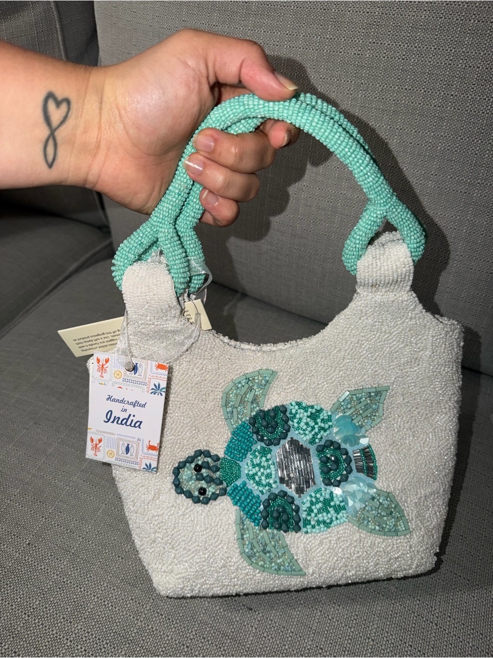 BRAND NEW VIRAL TURTLE BEADED BAG - TJMAXX/MARSHALLS